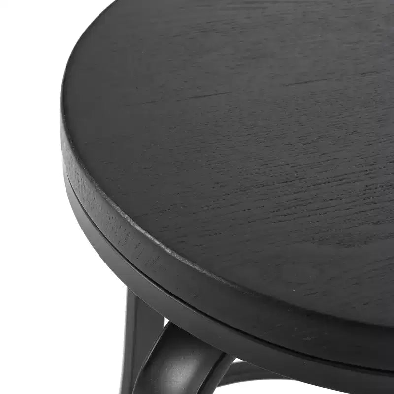 Tabourets de comptoir pivotants sans dossier de 61,6 cm en fer industriel moderne