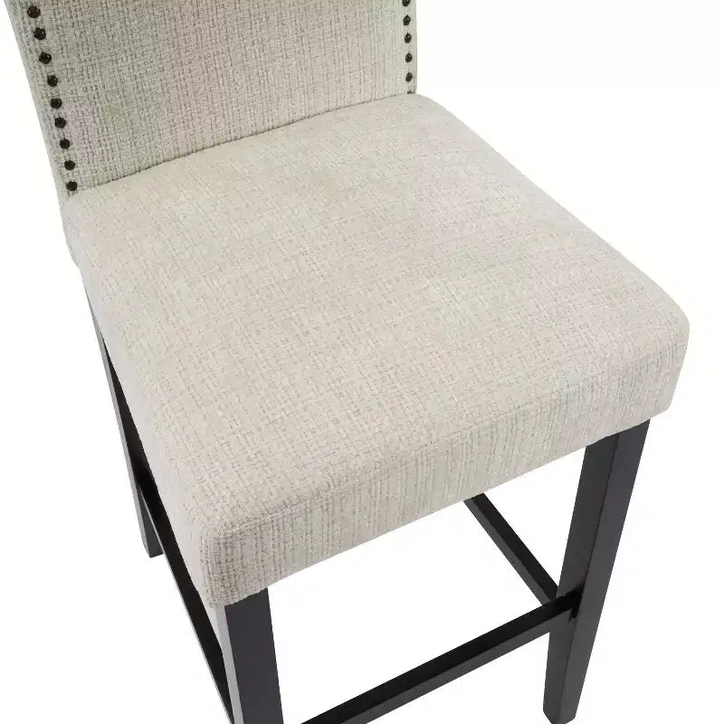 Tabouret de bar, tabouret de comptoir, chaise de salle à manger, tabouret de cuisine, revêtement en cuir PU