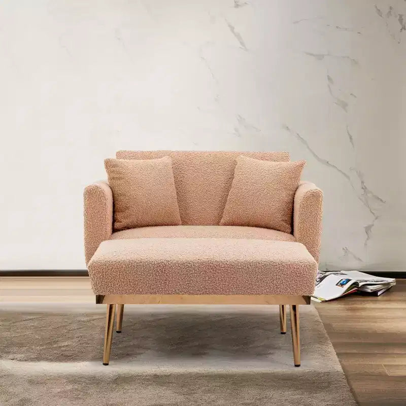 Fauteuil d'appoint moderne, chaise longue de style classique et tendance pour salon et chambre d'hôtel
