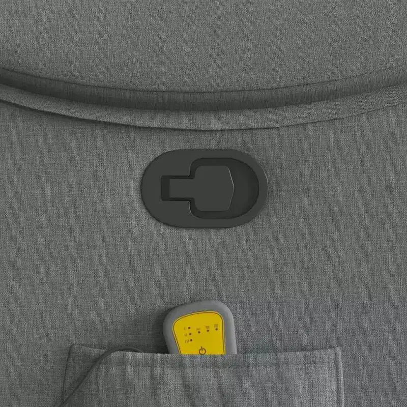Fauteuil inclinable de massage gris foncé