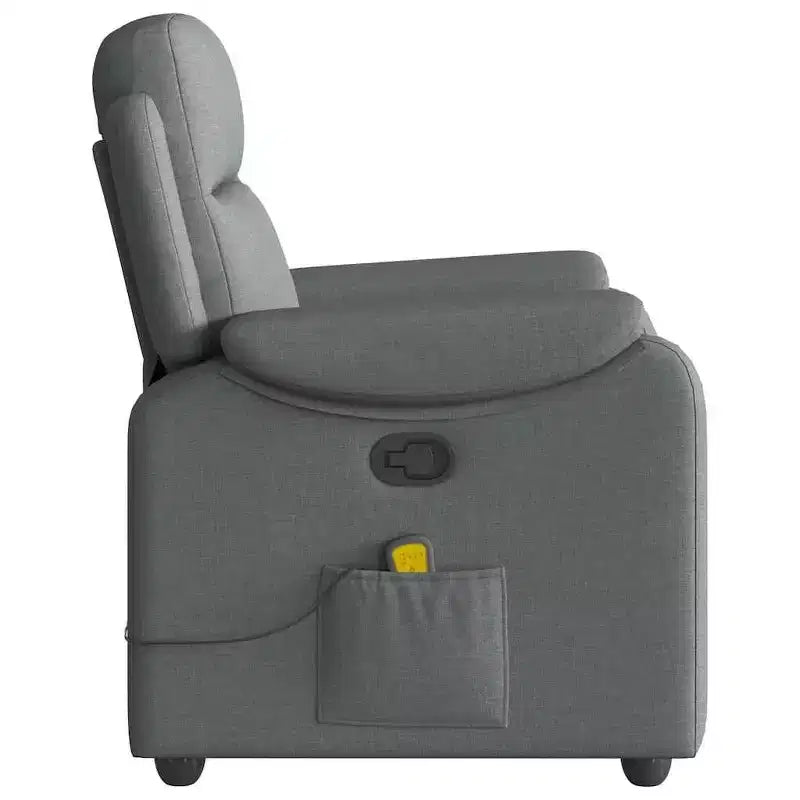 Fauteuil inclinable de massage gris foncé