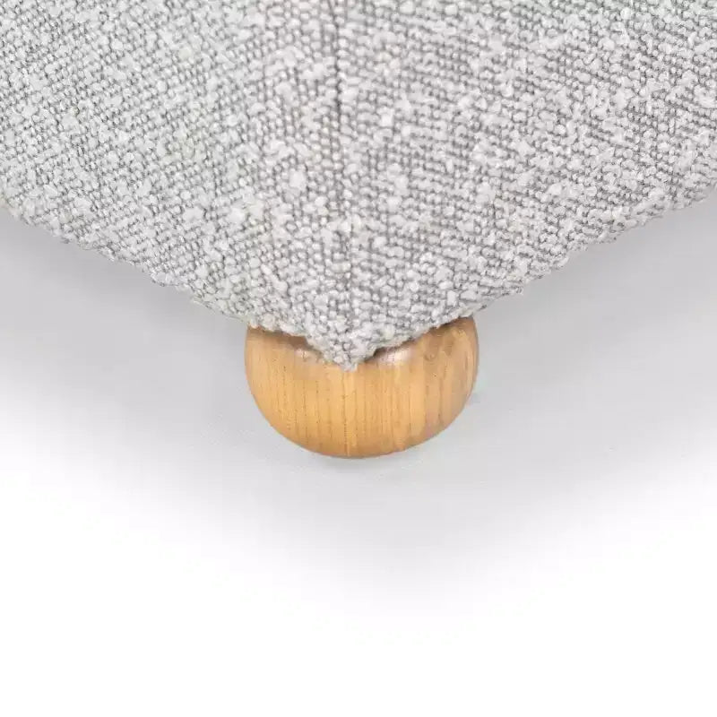Pouffe de rangement Becka Square Boucle