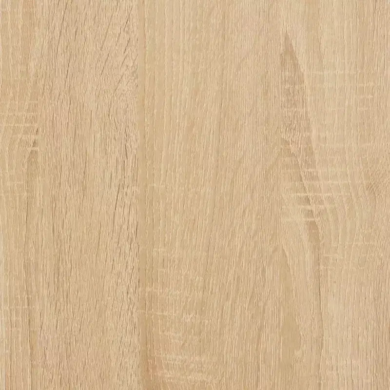 Étagère murale en bois composite noir, grande