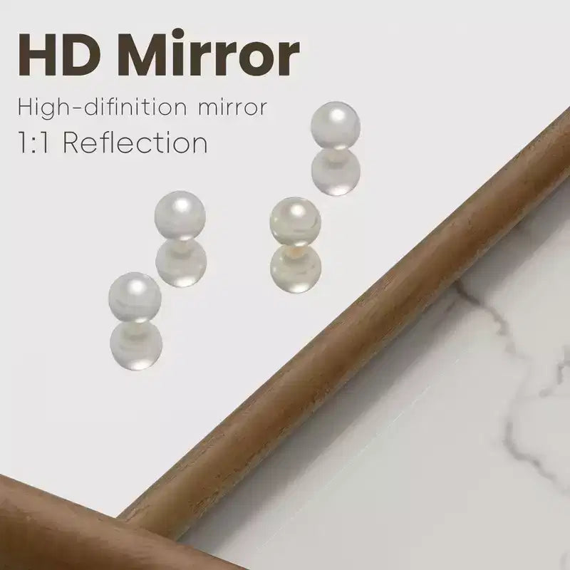 Miroir rectangulaire intégral avec cadre en bois, miroir mural/sur pied