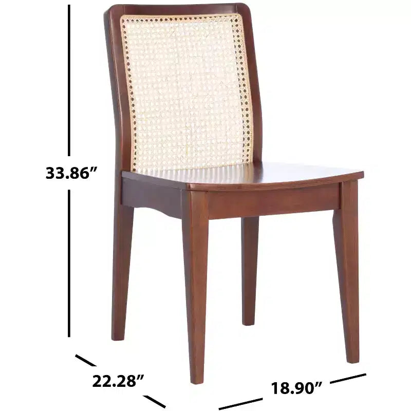 Chaise de salle à manger en rotin (lot de 2)