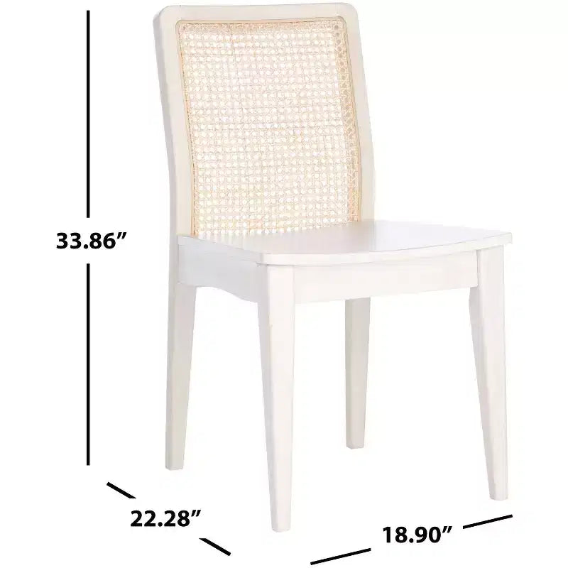 Chaise de salle à manger en rotin (lot de 2)