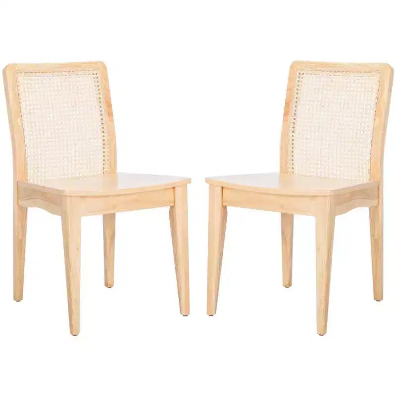 Chaise de salle à manger en rotin (lot de 2)